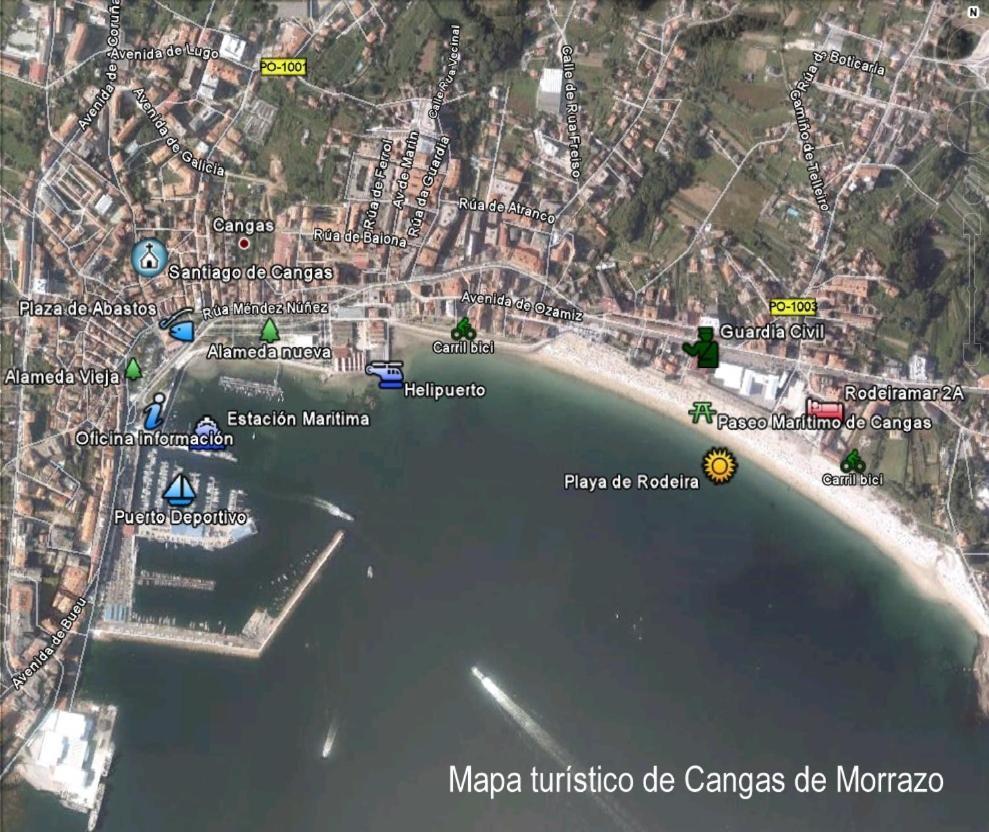 Barco 12 Mts Centro Cangas Exterior foto